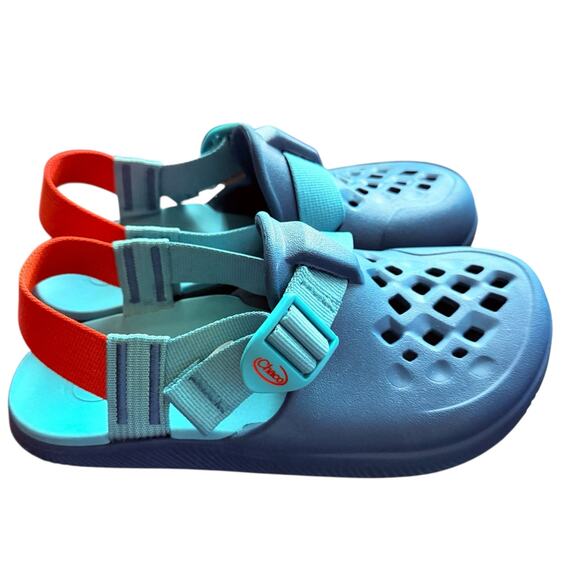 Chaco Women’s Chillos Clog Ocean Fog Blue Closed Toe Comfort Shoe size 7 NWTs - Picture 2 of 10